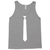 skinny white tie Tank Top