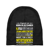 Legends Are Born In December Baby Beanies