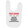 Pisces Woman Baby Bibs