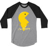 i'm happy 3/4 Sleeve Shirt