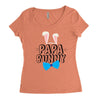 papa bunny Women's Triblend Scoop T-shirt
