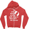 the only thing wrong with dogs Zipper Hoodie