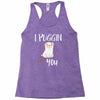 i puggin love you Racerback Tank