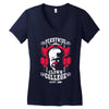 pennywise clown college Women's V-Neck T-Shirt