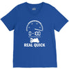 0 100 real quick V-Neck Tee