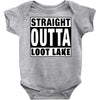 straight outta loot lake Baby Bodysuit