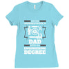 Never Underestimate A Dad With An Engineering Degree Ladies Fitted T-Shirt