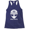 alien believe Racerback Tank