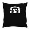 class of 2029 Throw Pillow