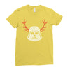 darth vader reindeer Ladies Fitted T-Shirt