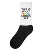 This Is What Trans Looks Like Socks