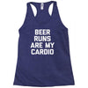 beer run cardio Racerback Tank