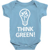 think green Baby Onesie