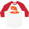 vinyl record 3/4 Sleeve Shirt