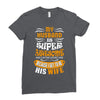 My Husband Is Super Awesome Ladies Fitted T-Shirt