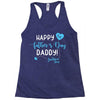 Happy First Father's Day Daddy Racerback Tank