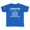 Capricorn Woman Toddler T-shirt