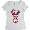 merry cristmas Women's Triblend Scoop T-shirt