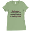 teachers are Ladies Fitted T-Shirt