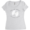 ask me about my 7inches Women's Triblend Scoop T-shirt