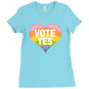 Vote Yes-Australia Marriage Equality Ladies Fitted T-Shirt