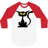 black cat 3/4 Sleeve Shirt