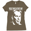 tony blair homage Ladies Fitted T-Shirt