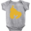 king gorilla Baby Onesie