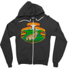 save the jackalopes! Zipper Hoodie