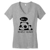 bearly awake Women's V-Neck T-Shirt