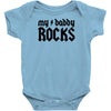 daddy rocks Baby Onesie