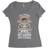 I'm A Veteran Papaw T Shirt Women's Triblend Scoop T-shirt