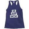 v5 eat sleep shoot Racerback Tank