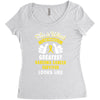 This is What The Worlds Greatest Sarcoma Cancer Survivor Looks Like Women's Triblend Scoop T-shirt