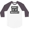 animals are not ingredients 3/4 Sleeve Shirt