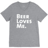 beer loves me V-Neck Tee