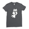 dog or fox Ladies Fitted T-Shirt
