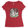 forest friends Women's Triblend Scoop T-shirt