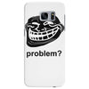 problem trollface troll face slogan internet meme t shirt2 Samsung Galaxy S7 Edge