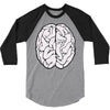male brain 3/4 Sleeve Shirt