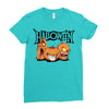 halloween Ladies Fitted T-Shirt