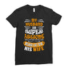 My Husband Is Super Awesome Ladies Fitted T-Shirt