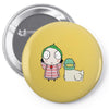 Sarah and Duck Pin-back button