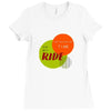 I'M TAKING MY TIME ON MY RIDE Ladies Fitted T-Shirt