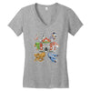 hidden temple Women's V-Neck T-Shirt