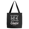 in a world full of grinches be a cindy lou who Tote Bags