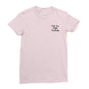 kale'em with kindness pocket Ladies Fitted T-Shirt