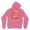 I Wear Peach For Uterine Cancer Awareness Unisex Hoodie