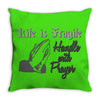 life is fragile Throw Pillow