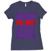 gengar is my spirit animal Ladies Fitted T-Shirt